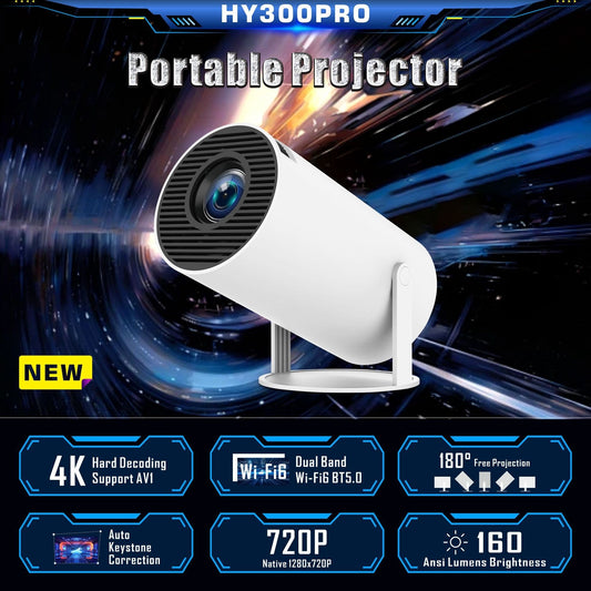 Portable Small Projector - Home Theater Entertainment